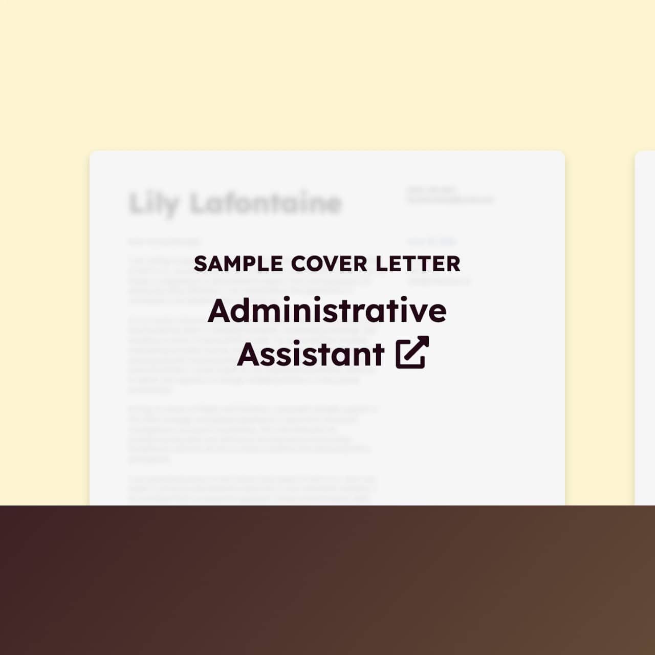 A card styled to look like a document with the title